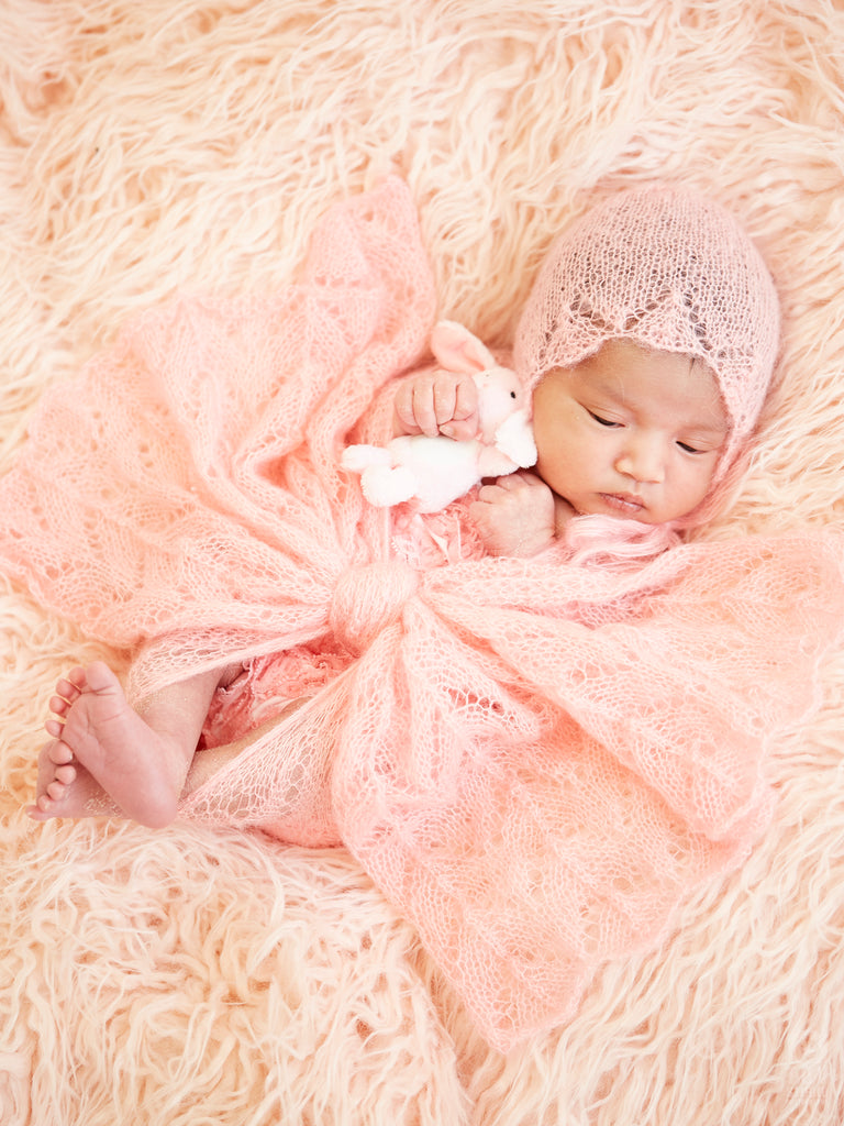 Newborn Session with two backgrounds
